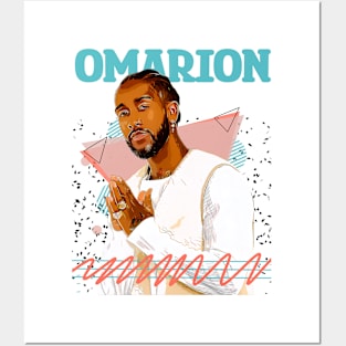 Omarion The Millennium  Fan Art Retro Design //  Vintage Posters and Art